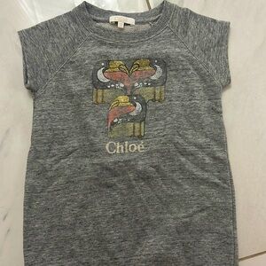 CHLOE girls dress with short sleeves